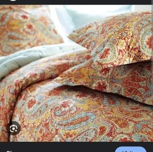 Pottery barn bella paisley duvet